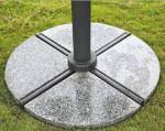 Duplex Roman Beach Sunshade Umbrella Large Cantilever Parasol 2.5X2.5m