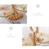 Buy cheap Golden Restaurant Exquisite Luxury Glass Storage Tray from wholesalers