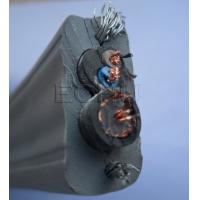 Buy cheap Flat Flexible Traveling Elevator Cable with TV Camera Cable in Grey Color product