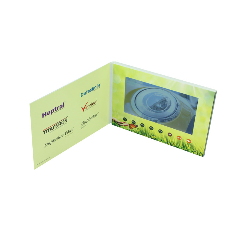 Promotional digital video brochure card , LCD video mailer for new product lanuch