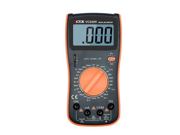 VICTOR VC9205 Antimagnetic Manual Range Digital Multimeter With LCD Backlit