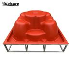 unique design square gel-coat spa hot tub mold (male mold) 8-person party spa