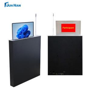 Wholesale Conference Table Monitor Lift Motorized Touch Screen Manual Monitor Lift Brushed Aluminum Alloy from china suppliers