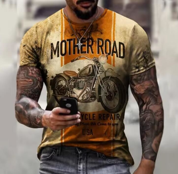 Hip Length All Over Sublimation Shirt Sports Polyester Oversized Graphic T Shirts