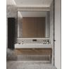 Buy cheap New Bathroom Single Sink Wooden Cabinet Bathroom Vanity Set With Sink Set Lighting Bathroom Vanities from wholesalers