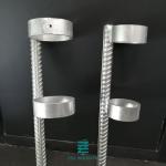 800mm Height Galvanised Fence Fittings Wood Column Ground Pile Screw ISO9001