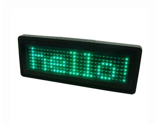 Quality Moving LED Name Board Signs Green color B729TG for sale