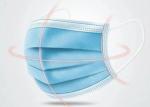 N90 Standard Ordinary 3 Ply Face Mask , Custom Non Woven Disposable Mask