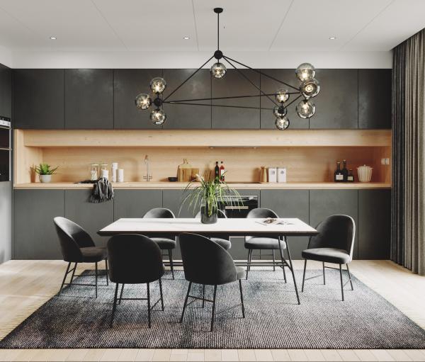 Buy cheap Wooden Customize Kitchen Furniture Modular Kitchen Cabinet Scratch-Resistant from wholesalers