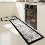 Non Slip Kitchen Mats for Floor Waterproof Stains and Grease Medium Thickness 0