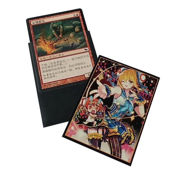 Buy cheap Card Sleeve Manufacturer Custom MTG Game Plastic Trading Card Sleeves Anime Card Sleeves from wholesalers