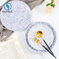 Buy cheap LFGB Savall Round Plain Ceramic Splash Plate For Restaurant product