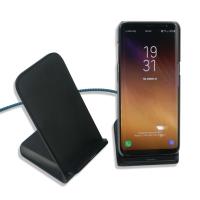 Buy cheap Black 10w / 15w Wireless Phone Charger Stand Qi Standard Fast product