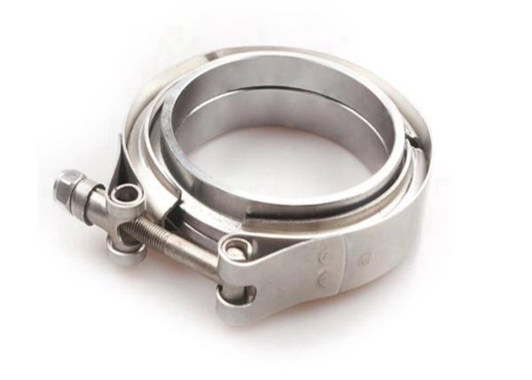 Buy cheap Exhaust Stack Pipe Muffler Clamps , Stainless Steel Exhaust Band Clamp from wholesalers