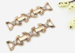 Zinc Alloy Shoe Accessories Chains With Crystal Ornaments Suitable For Girl