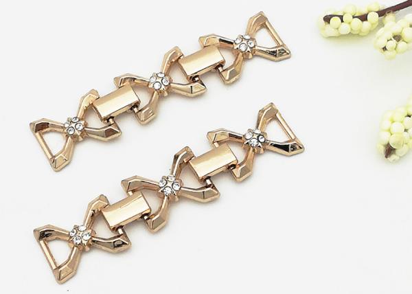Buy cheap Zinc Alloy Shoe Accessories Chains With Crystal Ornaments Suitable For Girl Shoes from wholesalers