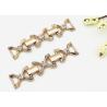 Buy cheap Zinc Alloy Shoe Accessories Chains With Crystal Ornaments Suitable For Girl Shoes from wholesalers
