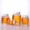 Buy cheap Eco Friendly 360ml 750ml Square Glass Honey Jars With Metal Lid from wholesalers
