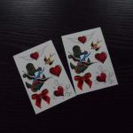 CMYK body fake custom flower temporary tattoo sticker fake tattoo