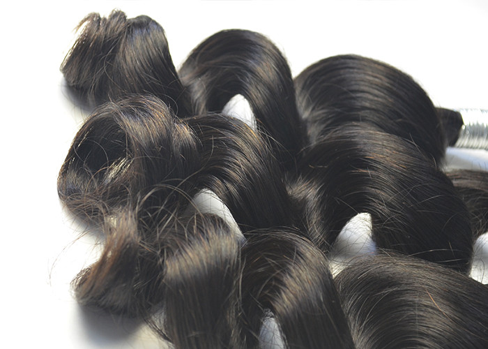 Soft Brazilian And Peruvian Virgin Hair / Peruvian Weave 10 Inch