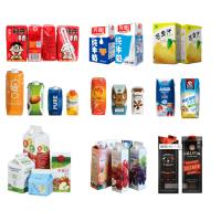 Buy cheap PLC Controlled Milk Cartons Fill And Seal Machine Touch Screen Operation 380V/50Hz Power Supply product