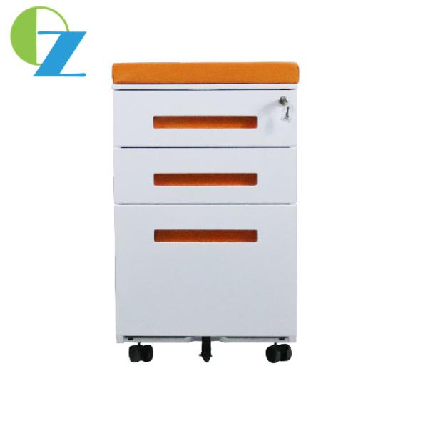 Buy cheap OEM Rotating Mobile Pedestal Cabinet With PU Castor Wheels from wholesalers