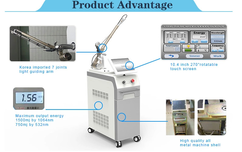 Q-switch nd yag laser tattoo removal system ruby laser tattoo removal machine