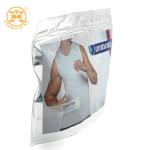 BOPP Resealable Clothing Packaging Bags With Logo T Shirt Garment Plastic