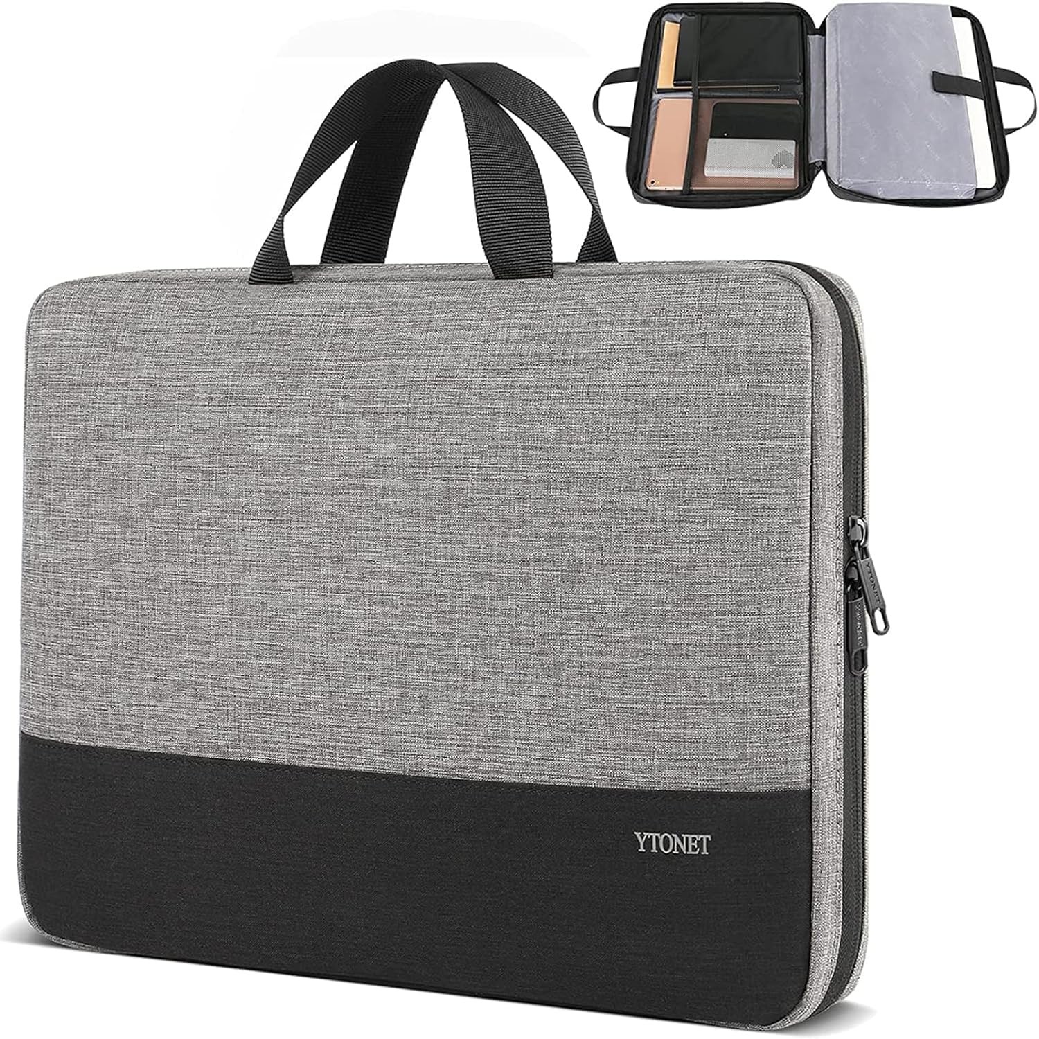 Laptop Case, 15.6 inch TSA Laptop Bag Laptop Sleeve Water Resistant Computer Case Laptop Carrying Case