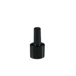 Oval Black Empty Glass Nail Polish Bottles , Empty Gel Polish Bottles With Soft