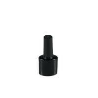 Buy cheap Oval Black Empty Glass Nail Polish Bottles , Empty Gel Polish Bottles With Soft product