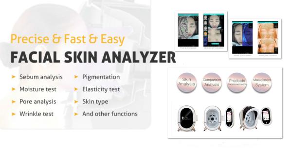 Buy cheap White Smart Facial Skin Analyzer High Resolution Camera 10.6Kg GW from wholesalers