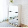 Buy cheap Modern design shoe rack of home livingroom furniture Melamine cover frivolous shoe ark/shoe cabinet/shoe rack with door from wholesalers
