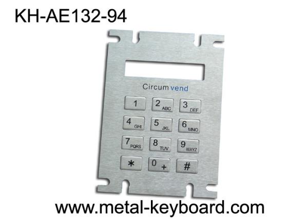 Buy cheap Customized Metal Panel Mount Keypad in 3x4 Matrix for LPG Filling Station from wholesalers