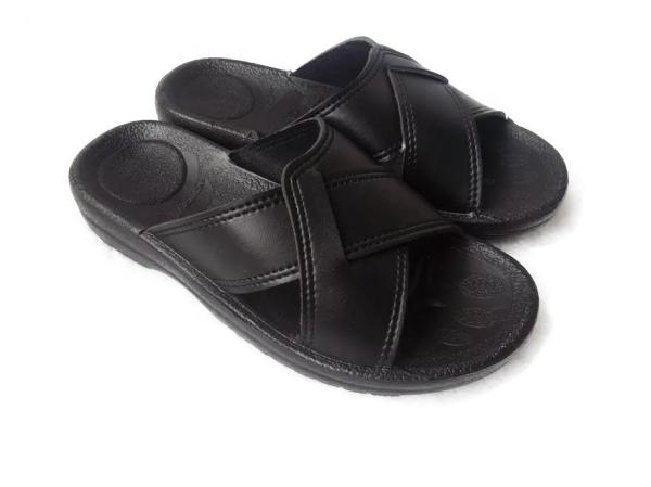 Buy cheap Anti Static Black PU Slipper Esd Cleanroom Shoes from wholesalers