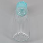 Transparent PET Flip Top Cap 0.68oz 20ml Lotion Cream Bottle