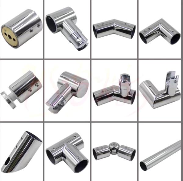 Buy cheap Shower Room Glass Door Round Pipe Hinge Easy Installation Adjustable from wholesalers