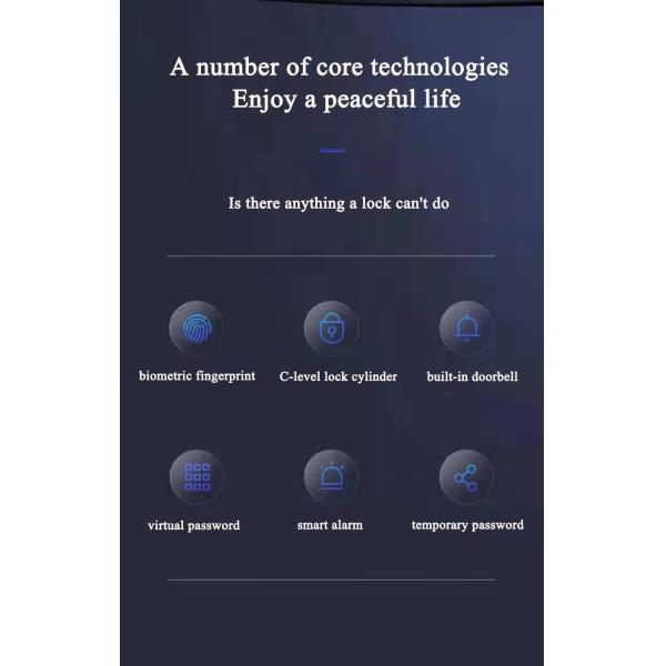 S931Max Automatic Fingerprint Door Lock USmart GO Intercom Lock For Door