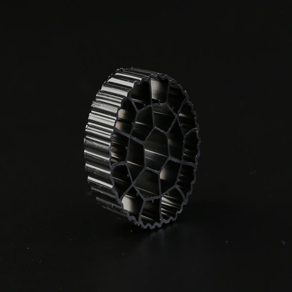 Buy cheap Black Color MBBR Bio Media With Activated Carbon And Virgin HDPE Material from wholesalers