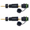 Buy cheap Female To Female RJ45 Waterproof Connector IP68 Panel Mount Coupler from wholesalers