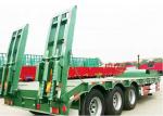 Heavy 1650mm Detachable Gooseneck Lowboy Trailer For Pickup Truck 100T