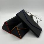 Bespoke Logo Foldable Sunglasses Case Glasses Unisex Triangular Multicolor
