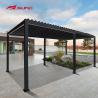 Buy cheap Waterproof Manual Aluminum Pergola Hardtop Garden Building Gazebo from wholesalers