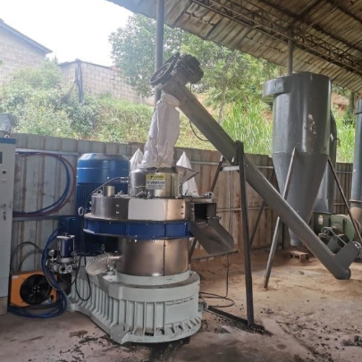 Auto Lubrication System Complete Pellet Production Line for Wood Pellets 6-12mm