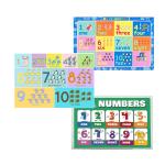 Educational Sticky Disposable Baby Placemat 12×18 Inches For Home Party