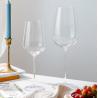 Buy cheap 940ml Clear Crystal Long Stem Wine Glasses Lead Free 33 Oz Oversize Hand Blown from wholesalers