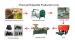 Coconut Shell Carbon Powder Charcoal Briquette Production Line