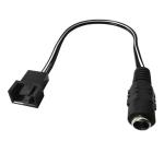 Buy cheap 12V Female DC Plug to 3 4 Pin PC Case Fan Power PWM Adapter Extension Cable from wholesalers