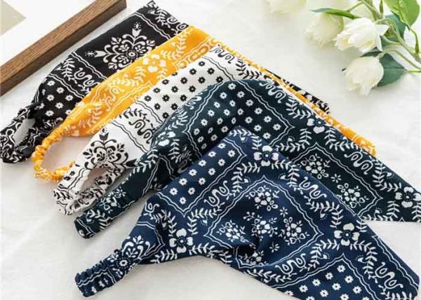 vintage hair bands triangle wrap head women's hair corset elastic cloth headband
