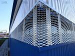 PVDF Exterior Wall Decorative Aluminum Expanded Metal Customized
